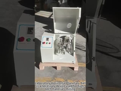 مطحنة الكرة Hoeizontal 0.75KW لتغذية حجم المواد 1-10mm