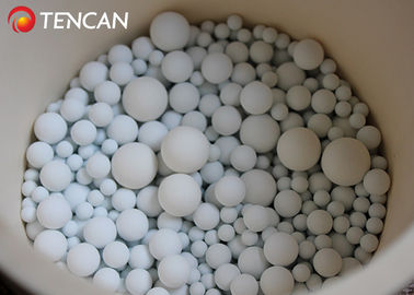 مطحنة الكرة عالية المقاومة للتآكل ، كرة طحن السيراميك باللون الأبيض