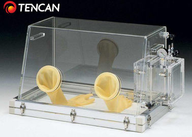 15mm سماكة الاكريليك قفاز صندوق شفاف للغاية CE / ISO قياسي