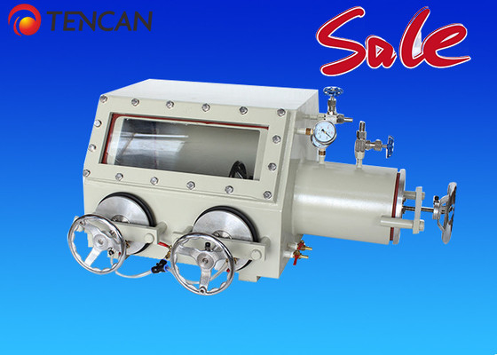 مختبر صندوق قفازات الفراغ قفازات الصلب المقاوم للصدأ الكيمياء SS 0MPa غرفة 600mm