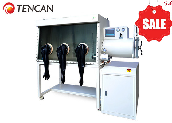 GBP1200D-8 قفاز مختبر غير فعال مزدوج الجانب صندوق 8 منافذ نظام إدارة الغاز لمراقبة الدقة الأكسجين