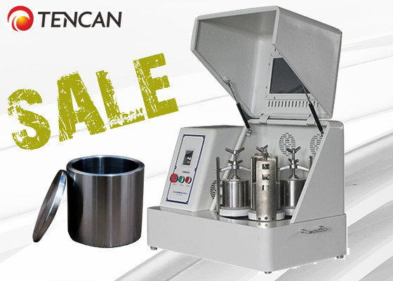 طاحونة الكرات الكوكبية الكراتية ذات 6L مع 4x1500ml أوعية حل طحن دقيق عالي السعة
