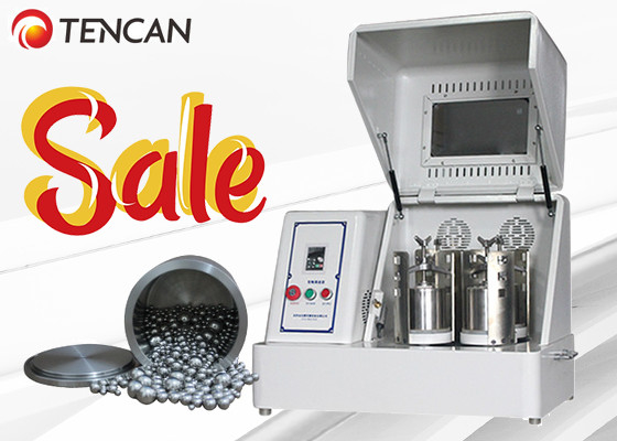 طاحونة الكرات الكوكبية الكراتية ذات 6L مع 4x1500ml أوعية حل طحن دقيق عالي السعة
