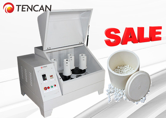 طاحونة الكرات الكوكبية المزدوجة ذات الكفاءة العالية 6L مع 4 × 1.5L أوعية طحن طحن دقيق لإنتاج الميكرون ونانو مسحوق