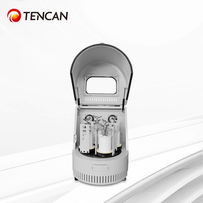 مطحنة الكرات الكوكبية المعملية TENCAN XQM-2A سعة 2 لتر 220 فولت بشاشة لمس لطحن النانو 0.1 ميكرومتر للمواد المسترطبة معتمدة من CE