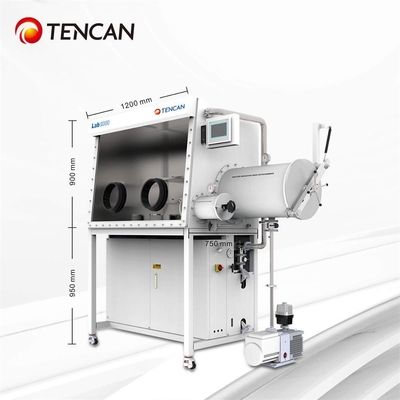 TENCAN GBP750S-2 صندوق قفازات المختبر إزالة الماء الأكسجين 1200mm
