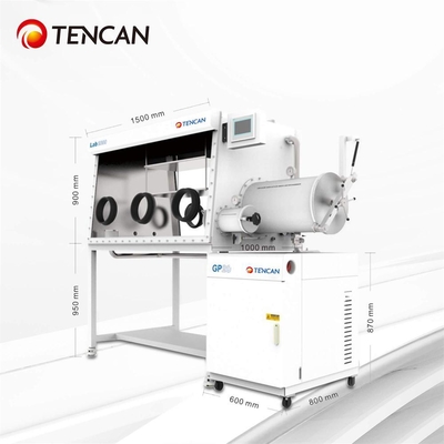 TENCAN GBP750S-3 صندوق قفازات التطهير لإزالة مياه الأكسجين