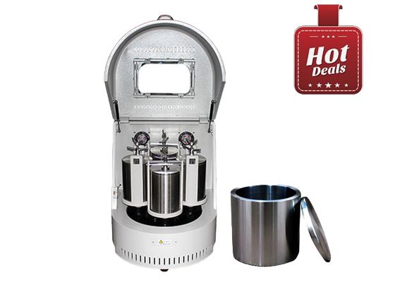 XQM-10A 10L نصف الدائرة مختبر طاحونة الكرات 70-580 RPM