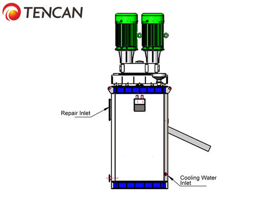 Tencan CCM-6000 90KW 1.5-3.0T / H آلة الطحن متناهية الصغر الفريت سعة 1.5-3.0T / H ، مطحنة خلية الاصطدام