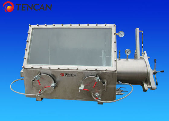 0-0.1MPa كيميائي صندوق القفازات معدات المختبرات SS PMMA 600mm