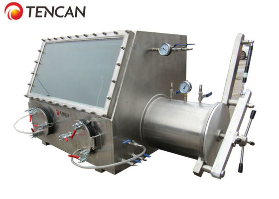 SS 0MPa عزل فراغ صندوق القفازات معدات المختبرات 600mm الغرفة